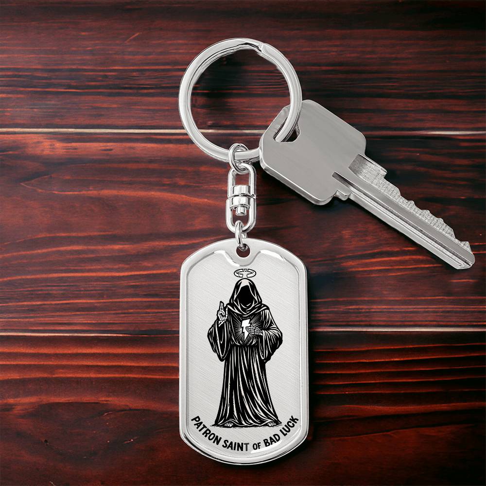Unlucky Keychain ⚡︎ Patron Saint of Bad Luck