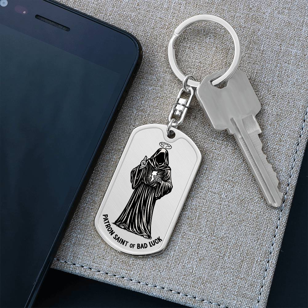 Unlucky Keychain ⚡︎ Patron Saint of Bad Luck