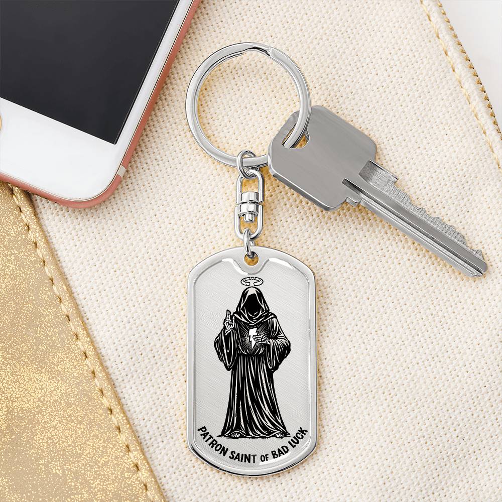 Unlucky Keychain ⚡︎ Patron Saint of Bad Luck