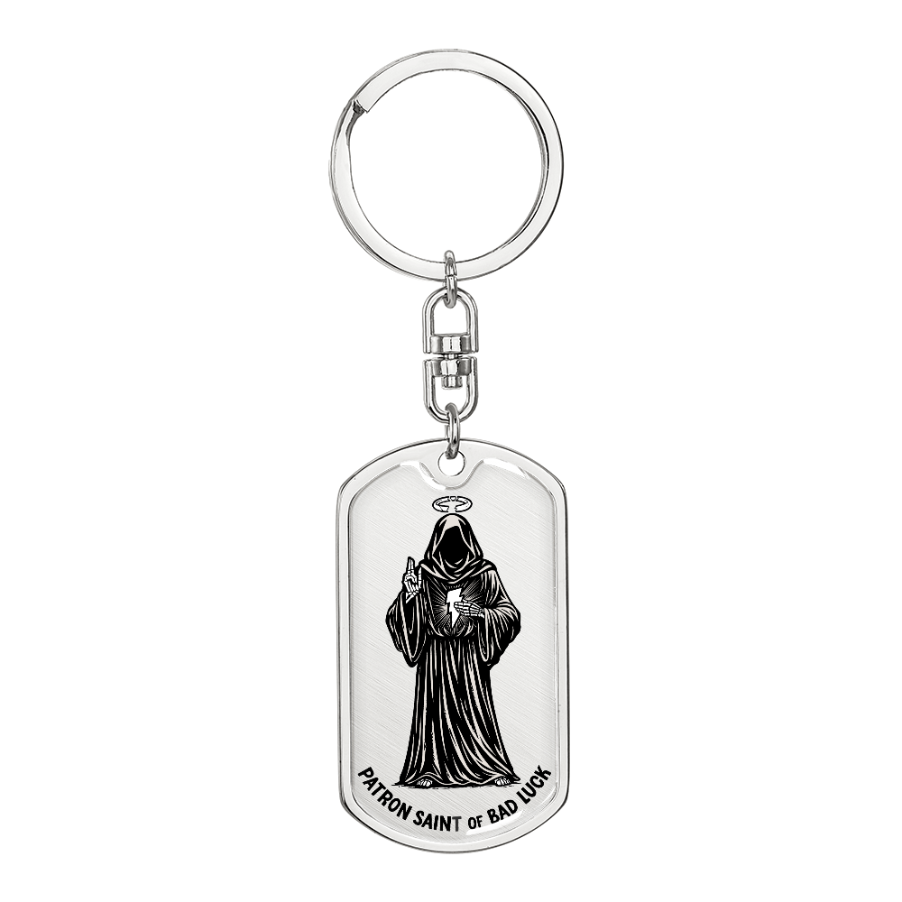 Unlucky Keychain ⚡︎ Patron Saint of Bad Luck