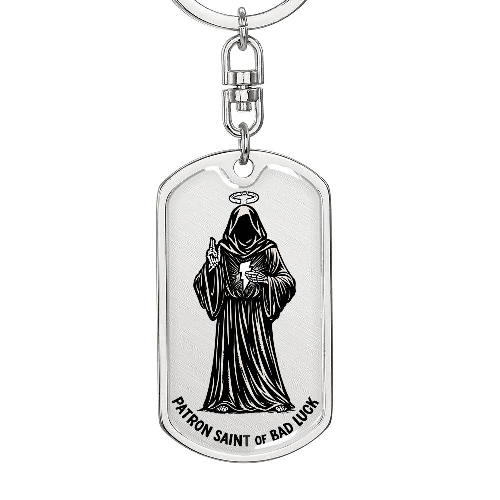 Unlucky Keychain ⚡︎ Patron Saint of Bad Luck