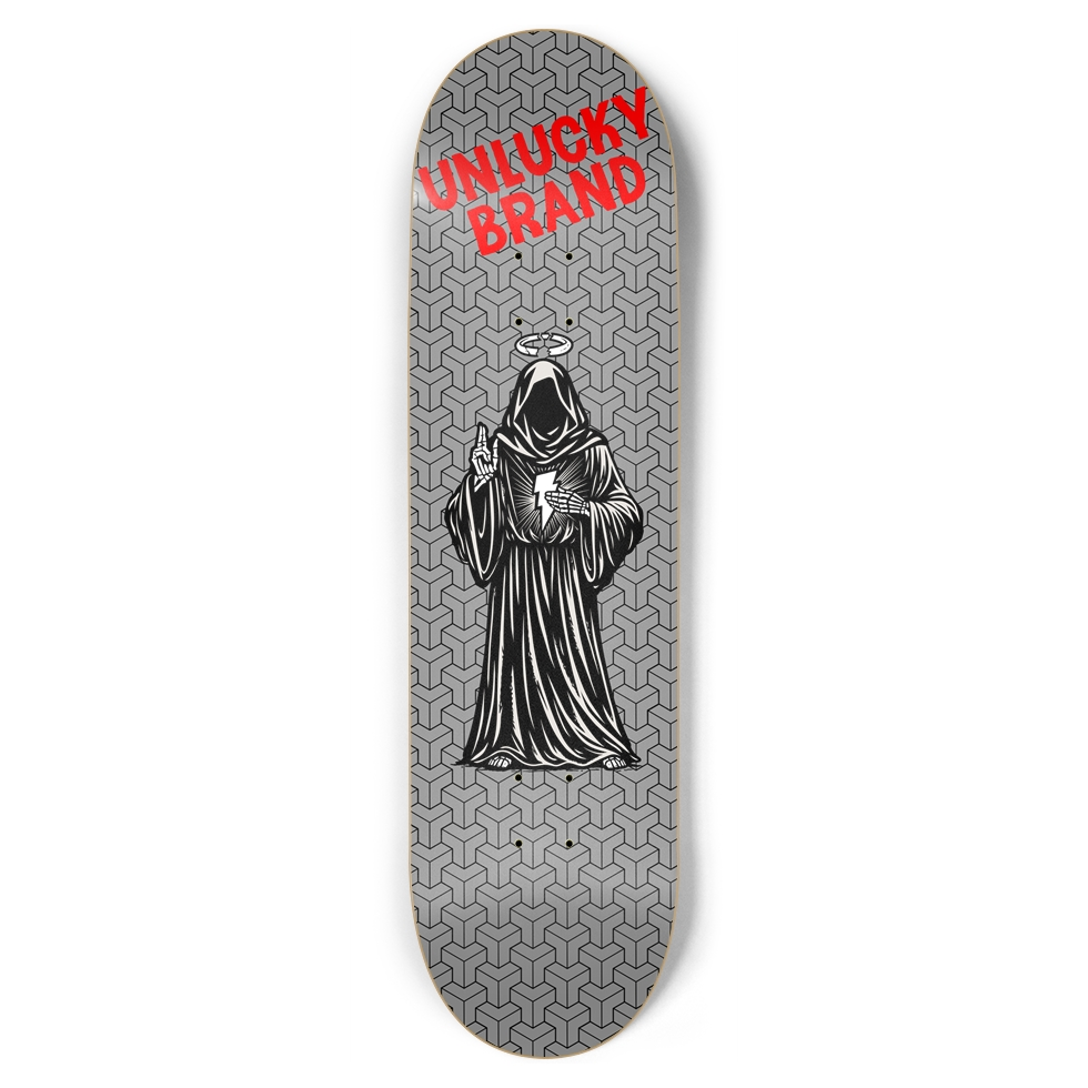 Unlucky Deck ⚡︎ Patron Saint of Bad Luck ⚡︎ 8-3/4”