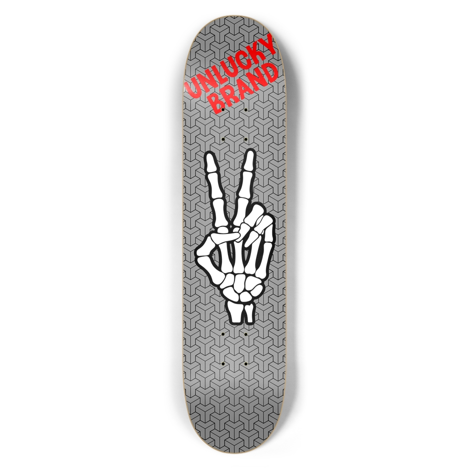 Unlucky Deck ⚡︎ Peace Sign ⚡︎ 7-1/2”